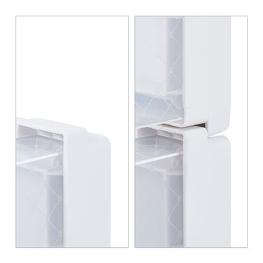 12 коробок для взуття Relaxdays, прозорі