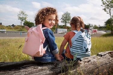 Дитячий рюкзак дитячий садок з нагрудним ременем від 3 років/Рюкзак Про друзів, 28 см, 3,5 л (Bo Pig, Pink)
