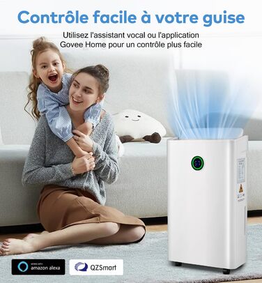 Зволожувач повітря Pasapair – автоматичний осушувач для дому до 120 м³ (20 м²) з таймером, 3 режими роботи, цифровий дисплей, шланг для відведення конденсату. Захист від вологи та плісняви.