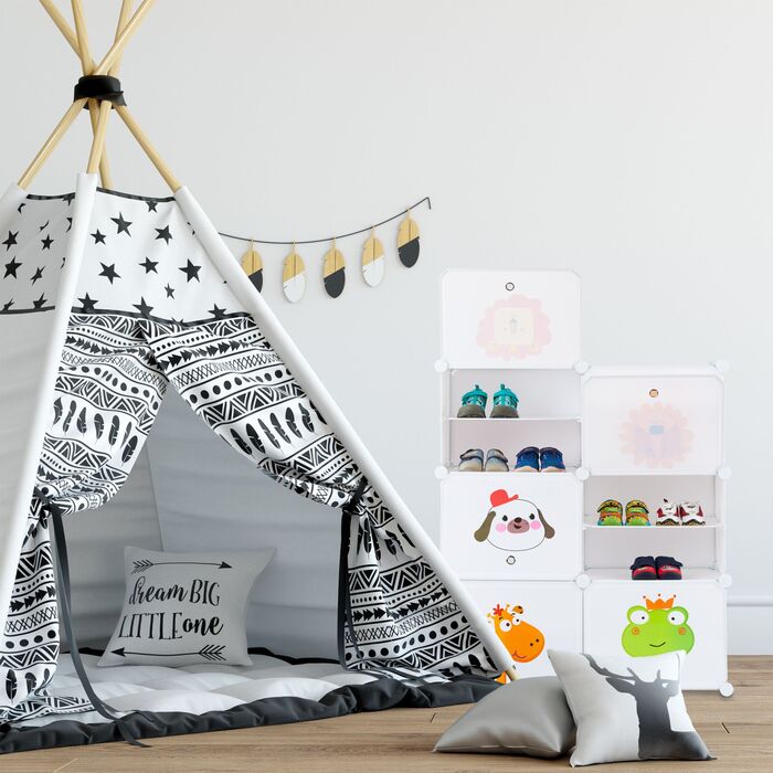 Стелаж для взуття для дітей Relaxdays - легко збирається