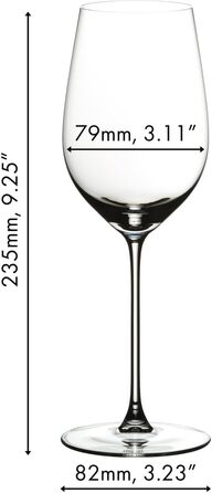 Бокали RIEDEL Veritas Riesling/Zinfandel 2 шт. Кришталеві, для вина Ріслінг/Зінфандель, для посудомийної машини
