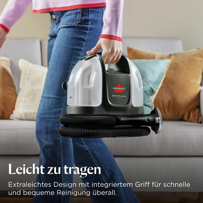 Портативний мийник для килимів Bissell SpotClean Mini 41491 - компактний, для дому та авто