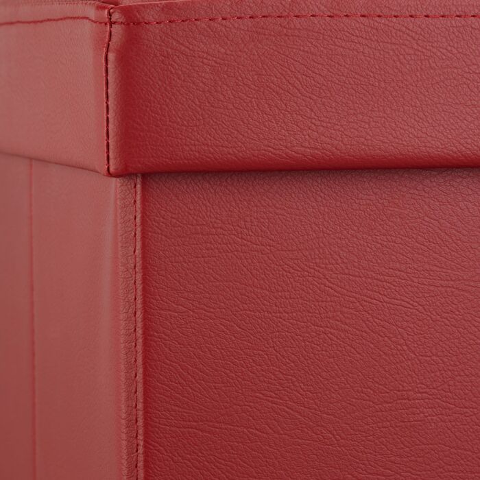 Relaxdays Складний табурет з штучної шкіри