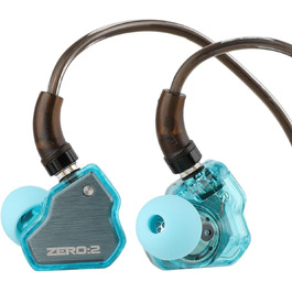 Гц x Crinacle Zero 2 IEM, 10 мм драйвер, дротовий, ігровий, кабель OFC, синій, 7