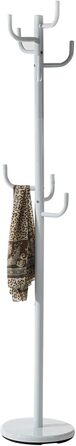 Металева вішалка для одягу IDIMEX Mila з 8 гачками, практична підставка для одягу, стійка