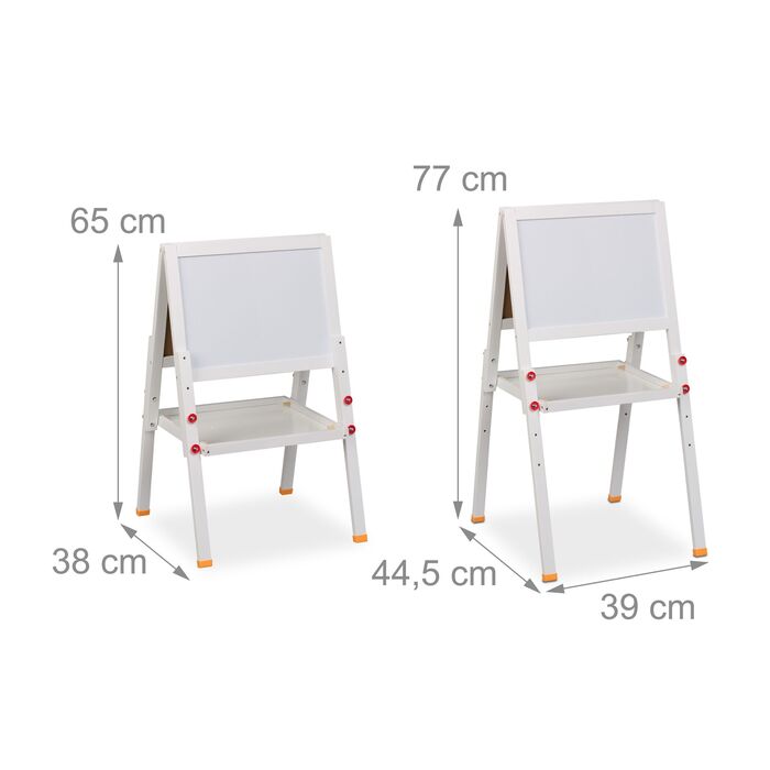 Дитячий столик Relaxdays з дощечкою для малювання