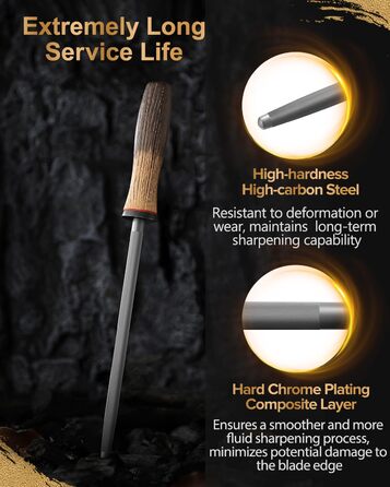 Набір кухонних ножів XINZUO Damaststahl: професійний шеф-ніж, кухонні ножі з дамаської сталі, преміум-якість, ергономічна ручка з білого дуба, серія Mo (заточувач у комплекті)