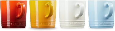 Набір з 4 чашок Le Creuset Elements об'ємом 350 мл (чашки з кераміки)