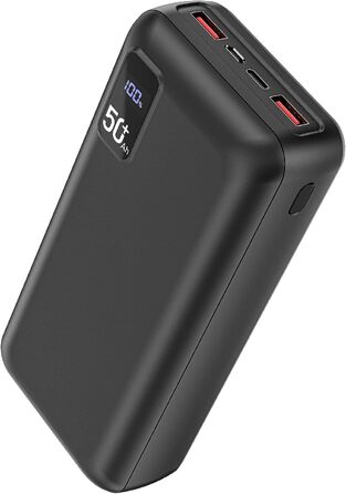 Power Bank 50000mAh з LED дисплеєм та 3 виходами/2 входами. Швидка зарядка 22.5W/PD20W. Портативний акумулятор для iPhone 16/15/14/13/12 Pro Max