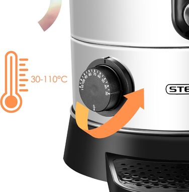 Нагрівач води 10 літрів: чайник, диспенсер для гарячих напоїв, термопот, бойлер для води 30-110°C