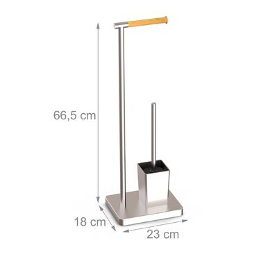 Набір для чищення унітазу Relaxdays з 2 змінними насадками