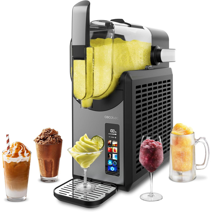 Машина для приготування крижаного напою Cecotec Slush-Eis 2.6L Twist&Ice 2600 з 6 режимами, сенсорне керування