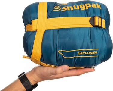 Спальний мішок SnugPak Basecamp Explorer, синій (бензиновий синій)