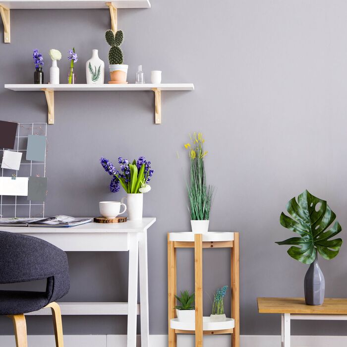 Кругла полиця для квітів Relaxdays