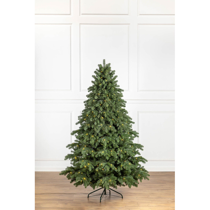 Ялинка лита 'Версальська' LED (золотий) ПАРАСОЛЬКА ЗЕЛЕНА 2,30м