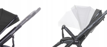 Прогулянкова коляска 4BABY FOSTER з реверсивним сидінням, до 22 кг, алюмінієва