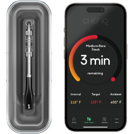 Chef iQ Smart Thermometer Add-on (2023) - Bluetooth/WiFi, для контролю 2 продуктів, сумісний з Hub