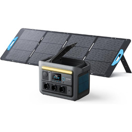 Anker SOLIX Портативна електростанція, 1200W (1600W пікова потужність), 768Wh LiFePO4 акумулятор, для кемпінгу, подорожей, RV, резервне живлення (сонячна панель опційно)