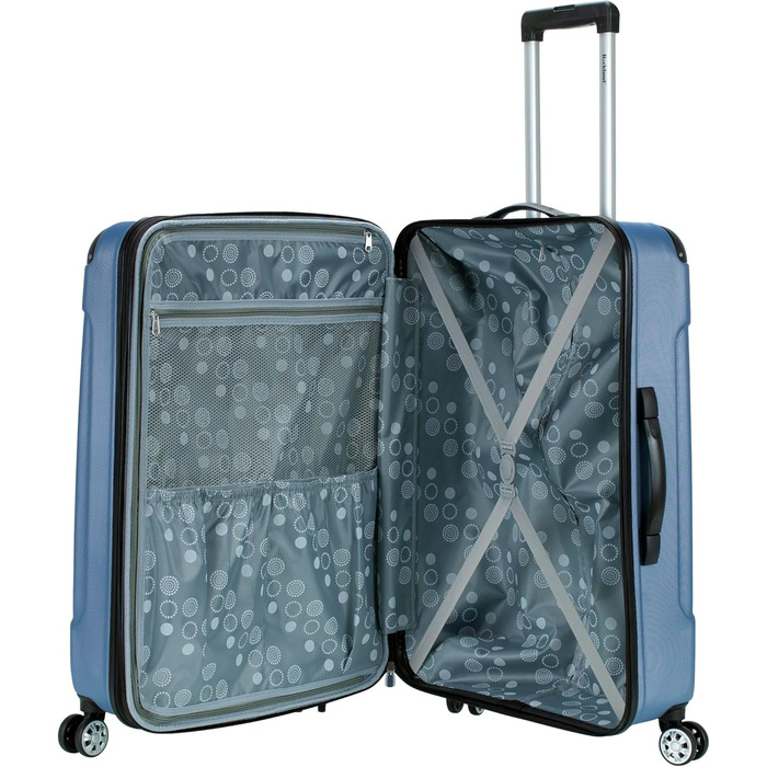 Чохол-валіза Rockland London з жорстким корпусом, білий, 28 дюймів (доступний також у блакитному кольорі)