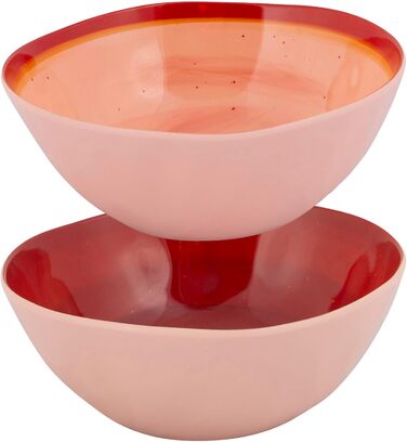 Набір посуду Bo-Camp Halo з меламіну для кемпінгу, подорожей та пікніків (червоний)