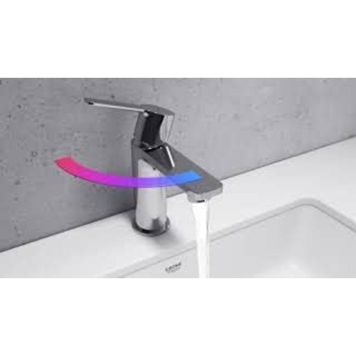 Змішувач для ванної кімнати Grohe Lineare, водозберігаючий, хром, S-Size, 18 см