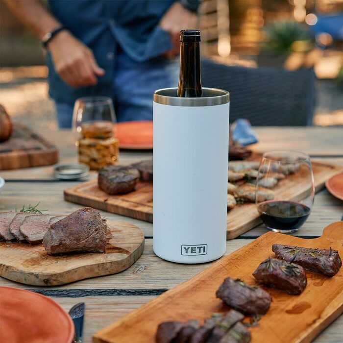 YETI Rambler Wine Chiller - Витриманий келих для вина, нержавіюча сталь, білий