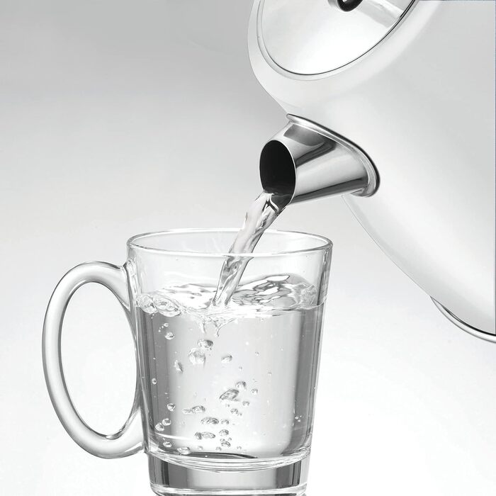 Електричний чайник-глечик 2,2 кВт Метал (білий), 104405EE Evoke