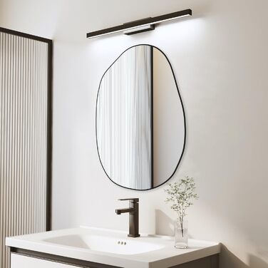 Дзеркало настінне асиметричне GOQELK, 85 x 52 см, декоративне для вітальні, ванної кімнати, спальні