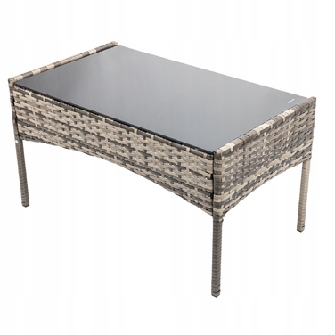 Комплект садових меблів Rino з ротанга, бежевий, 4 предмети