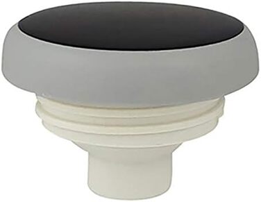 Термос Wash Thermoskanne чорного кольору 1л, зберігає напої гарячими та холодними до 6 годин, з подвійним скляним вкладишем, щільний гвинтовий ковпачок, придатний для миття в посудомийній машині