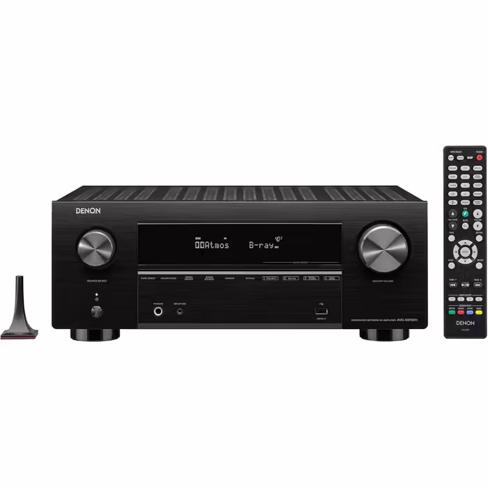 AV-ресівер Denon AVC-X3700H 9.2, Hi-Fi, 8K, Dolby Atmos, Bluetooth, Wi-Fi, Alexa, HEOS, чорний