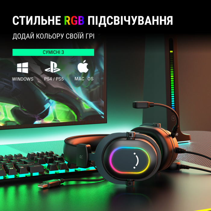Гарнітура Fifine RGB H6P