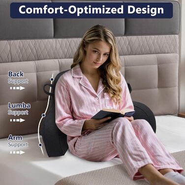 Підлогове крісло-мішок з підлокітниками, для читання та відпочинку, чорне