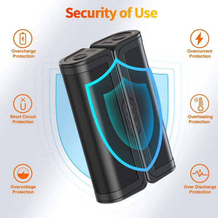 Електричні грілки для рук 2 шт. - USB, багаторазові, 3 режими нагріву, для дітей та жінок, чорний