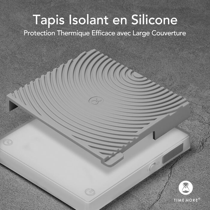Ваги для кави TIMEMORE з таймером, контролем потоку, точність 0,1г, автоматичний таймер, ємність 2000г, чорний
