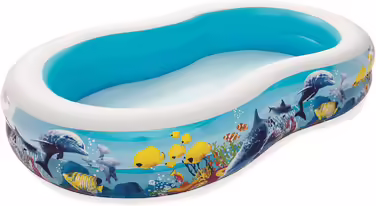 Надувний сімейний басейн Bestway Sea Ground 262x157x46 см