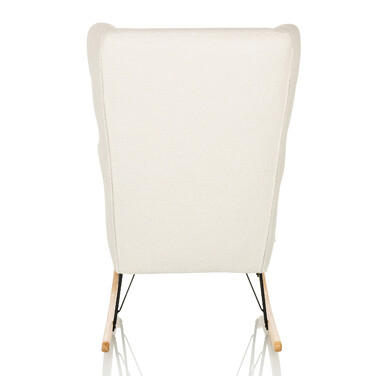 Крісло-шезлонг MAPOON, оббивка Bouclé, білий колір, hjh LIVING