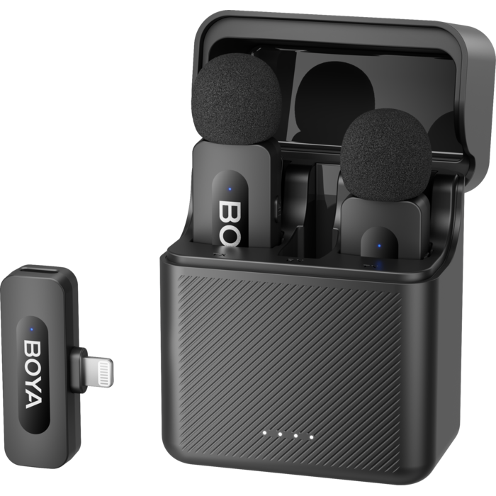 Бездротовий петличний мікрофон BOYA BY-V30 Type-C Black