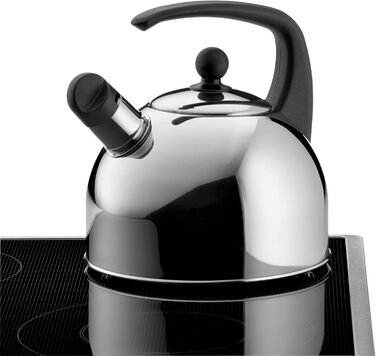 Чайник-свисток WMF Flötenkessel 2.0 л з флейтою, з нержавіючої сталі Cromargan, полірований, індукційний