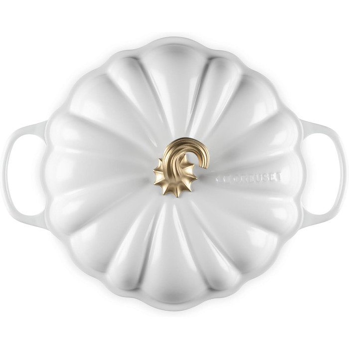 Каструля для тушкування Le Creuset з емальованого чавуну, 2.75 л, білий колір, серія Opulent Garden