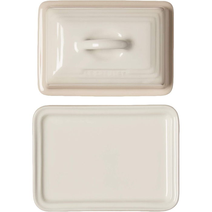 LE CREUSET Контейнер для масла Steinzeug, 900 г, 17 x 12.5 x 9 см, кремовий
