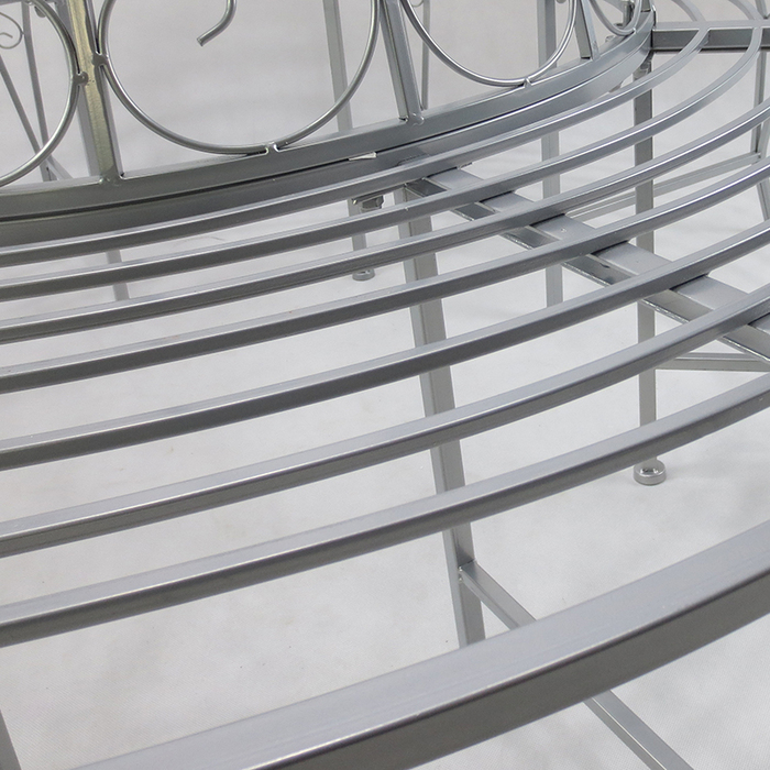 Садова банкетка Baumbank Rundbank 360° - кругла банкетка з металу, діаметром 160 см. Ідеально підходить для саду або тераси.