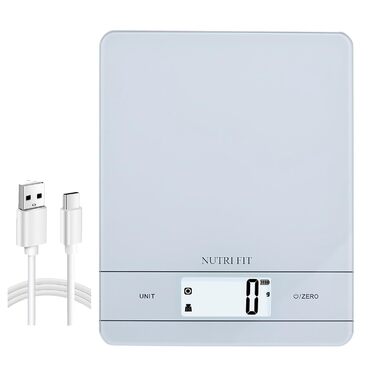Ваги для кави NUTRI FIT Mini з таймером, USB-C, LED-дисплеєм, 2 кг/0,1 г, чорний (EK9380HR-weiss)