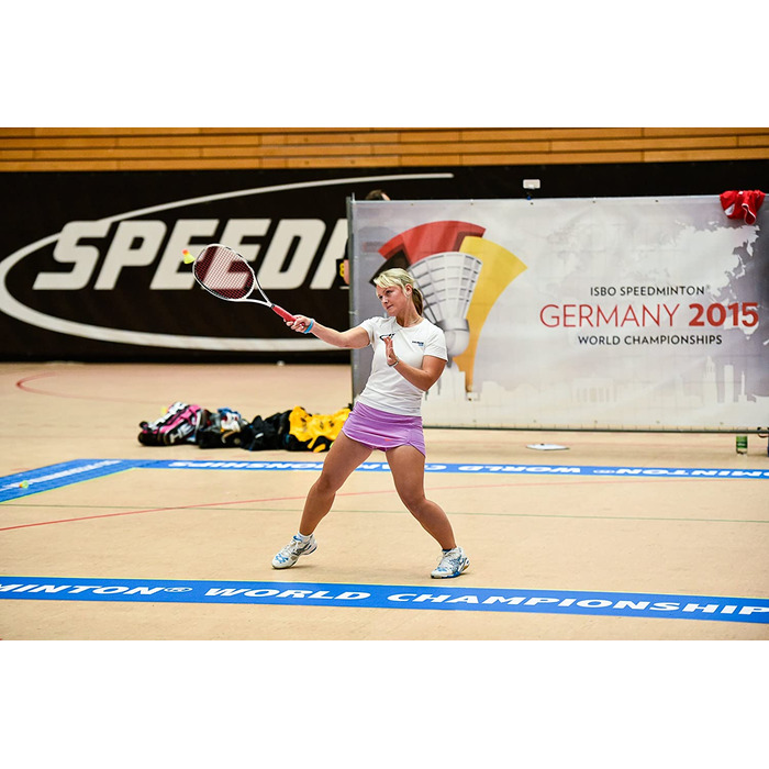 Ракетка Speedminton Фантом, біла / чорна / срібляста