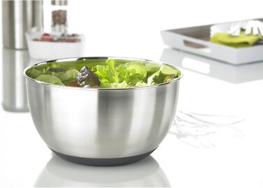 Салатниця-швидкокрутка Emsa Turboknopf 4.5 л з нержавіючої сталі, чорна