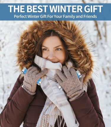 Електричні грілки для рук 5000mAh (2 шт.) - багаторазові, для дітей та дорослих, для активного відпочинку, зимовий подарунок, блакитні