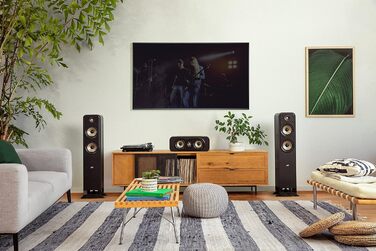 Центральний динамік Polk Audio Signature Elite ES30, висока роздільна здатність, Dolby Atmos & DTSX, чорний