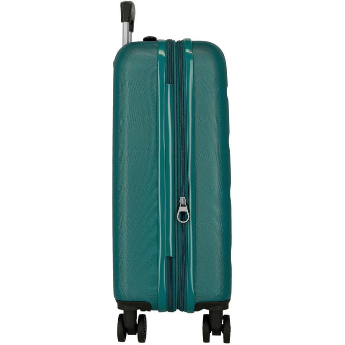 Чохол-валіза Roll Road Flex з ABS-пластику, бокове замкове закриття, 4 подвійні колеса, ручна валіза, практичний внутрішній простір з одним відділенням (Khaki)