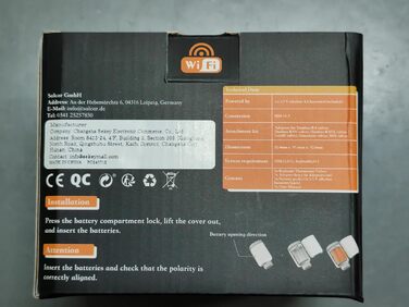 SALCAR TRV801W WiFi термостат для радіатора опалення Smart LCD, сумісний з Alexa та Google Home, Tuya Smart, 3 шт.