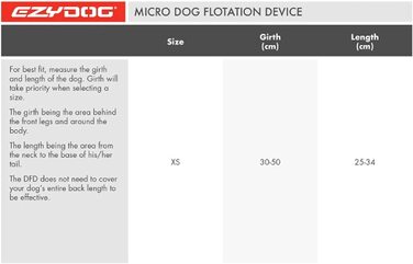 Рятувальний жилет EzyDog для маленьких собак - рятувальний жилет DFD Micro для собак-рятувальний жилет для маленьких порід собак-Регульований розмір, з ручкою і відбивачами (XS, Червоний) XS червоний